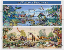 1997 World Of Dinosaurs, 15 Stamps, Mint Never Hinged - Ungebraucht
