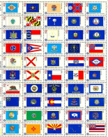 1976 Bicentennial State Flags - Sheet Of 50, Mint Never Hinged - Ongebruikt