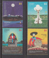 2015 Argentina Festivals Chocolate Music Complete Set Of 4  MNH - Unused Stamps
