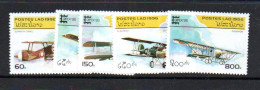 LAOS - 1996 - CAPEX  AIRCRAFT SET OF 5  MINT NEVER HINGED - Laos