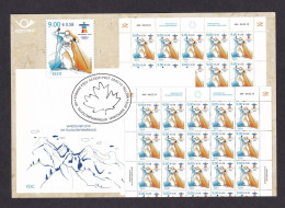 Stamps Card. Olympic Winter Games,Vancouver 2010 - Estonie