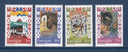 Féroé - YT N° 262 à 265 ** - Neuf Sans Charnière - 1994 - Färöer Inseln