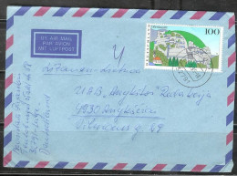 1995 Scenes Oberlausitz, Lage (1.9.95)  To Anykeciai, Lithuania - Lettres & Documents