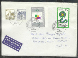 1977 Flower Show & Gauss On  Immenstadt (22.4.77) To USA - Briefe U. Dokumente