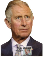 GIBRALTAR (2018) Carte Maximum Card - HRH The Prince Of Wales, Now King Charles III - Gibraltar