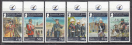 2014 Ascension Royal Marines Uniforms Military Complete Set Of 6  MNH - Ascensione