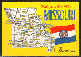 Map, United States, Missouri, Unused - Landkaarten