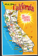 Map, United States, California, New - Carte Geografiche