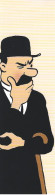 Tintin Marque Page  "drôles De Plumes" 2003 Dupond (t) - Objetos Publicitarios