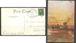 1908 New Bremen Ohio August 5 Picture Postcard - Storia Postale