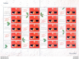 "Season's Greetings - Pettirosso" Tipo "Consigna Plc" 2001. - Blocks & Miniature Sheets