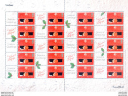 "Season's Greetings - Pettirosso" Tipo "Consigna Plc" 2001. - Blocs-feuillets