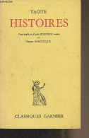 Histoires - "Classiques Garnier" - Tacite - 1954 - Andere & Zonder Classificatie