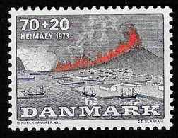 1973 Vulkane Michel DK 547 Stamp Number DK B47 Yvert Et Tellier DK 556 Stanley Gibbons DK 562 Xx MNH - Ungebraucht