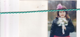 Nancy Mertens, Turnhout 1981, Leuven 1992. Foto - Overlijden