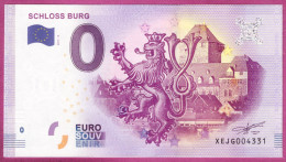 0-Euro XEJG 2017-5 SCHLOSS BURG - S-11 XOX - Privatentwürfe