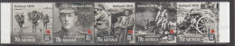 2015 Australia WWI Gallipoli Military History Complete Strip Of 5 (folded Once) MNH @ BELOW FACE VALUE - Ongebruikt