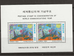 1983 MNH South Korea Mi Block 469 Postfris** - Korea, South