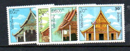 LAOS - 1994 - CEREMONIAL ELEPHANTS SET OF 3  MINT NEVER HINGED - Laos