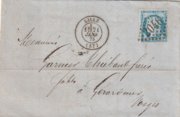 Lettre De Lille à Gérardmer LAC - 1849-1876: Période Classique