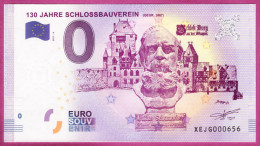 0-Euro XEJG 2017-6 130 JAHRE SCHLOSSBAUVEREIN - SCHLOSS BURG - S-11 XOX - Privatentwürfe