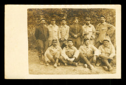 Carte Photo Militaire Xoldats Du 22eme Regiment  ( Format 9cm X 14cm ) - Regiments