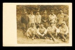 Carte Photo Militaire Xoldats Du 22eme Regiment  ( Format 9cm X 14cm ) - Régiments