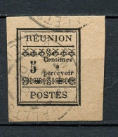 REUNION TAXE 1 OBL POINTE DES GALETS - Postage Due