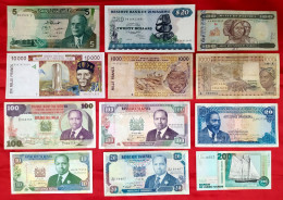 Super Lot / Africa Rare (Eritrea 100 Nakfa 1997 + Togo 10000 Francs + Cape Verde 200 1992 + Zimbabwe, Kenya, Tunisia,++) - Sonstige – Afrika