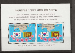 1984 MNH South Korea Mi Block 487 Postfris** - Corea Del Sur