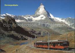 12529087 Gornergratbahn Rotenboden Matterhorn Mt. Cervin Riffelhorn Riffelsee  G - Other & Unclassified