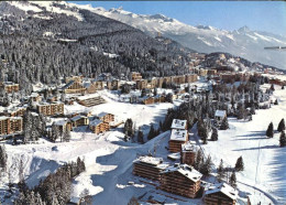 12528307 Crans-Montana En Hiver Winterpanorama Alpen Fliegeraufnahme Crans-sur-S - Sonstige & Ohne Zuordnung
