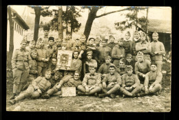 Carte Photo Militaire 1932 Soldats Du 155eme Regiment  RAP.  Belfort DCA ( Format 9cm X 14cm ) Pli Vertical Voir Scans - Regiments