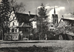 12508797 Riehen Wettsteinhaus Kirchturm Riehen - Sonstige & Ohne Zuordnung