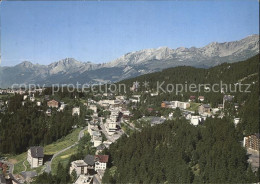 12507317 Crans-Montana Fliegeraufnahme Crans-sur-Sierre  - Sonstige & Ohne Zuordnung