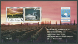 Neuseeland 2004 BAYPEX Landschaften Weinbau Block 176 Postfrisch (C25718) - Blocks & Sheetlets