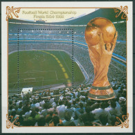 Korea (Nord) 1985 Fußball-WM Azteken-Stadion Block 199 Postfrisch (C30505) - Corea Del Nord