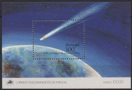 Portugal 1986 Halleyscher Komet Block 51 Postfrisch (C91079) - Blokken & Velletjes