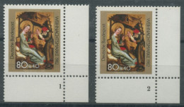 Bund 1982 Weihnachten 1161 Ecke Unten Rechts FN 1+2 Postfrisch (E185) - Unused Stamps