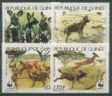 Guinea 1987 WWF Naturschutz Afrikanischer Wildhund 1194/97 A Postfrisch - Guinea (1958-...)