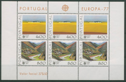 Portugal 1977 Europa CEPT Landschaften Block 20 Postfrisch (C91064) - Blocks & Sheetlets