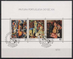 Portugal 1988 Gemälde Im 20. Jh. Block 59 Gestempelt (C91090) - Blocks & Sheetlets