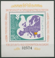 Bulgarien 1980 KSZE Madrid Friedenstaube Block 106 Postfrisch (C94906) - Blocs-feuillets