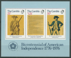 Gambia 1976 200 Jahre Unabhängigkeit Der USA Block 1 Postfrisch (C27013) - Gambie (1965-...)