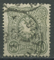 Deutsches Reich 1880 PFENNIG 44 A Gestempelt Geprüft - Gebraucht