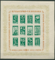 Bulgarien 1953 Bergblumen Heilpflanzen Block 4 Postfrisch (C94857) S.Hinweis - Blocs-feuillets