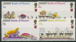 Jersey 1970 Blumenfest Blumendekoration 30/33 Postfrisch - Jersey