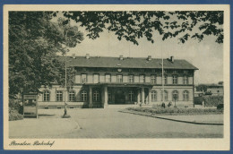 Prenzlau Hauptbahnhof, Gelaufen 1950 (AK3660) - Prenzlau