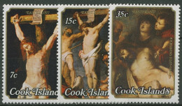 Cook-Inseln 1977 Ostern Gemälde Von Rubens 530/32 Postfrisch - Cook