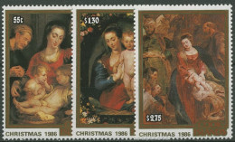 Cook-Inseln 1986 Weihnachten Gemälde Von Rubens 1125/27 Postfrisch - Cookeilanden